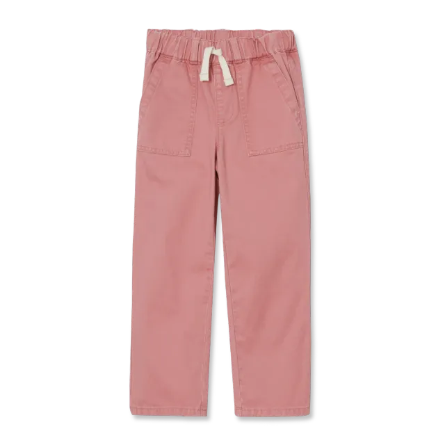 Eddie Bauer Twill Pull-On pantaloni fete Dawn Pink comozi