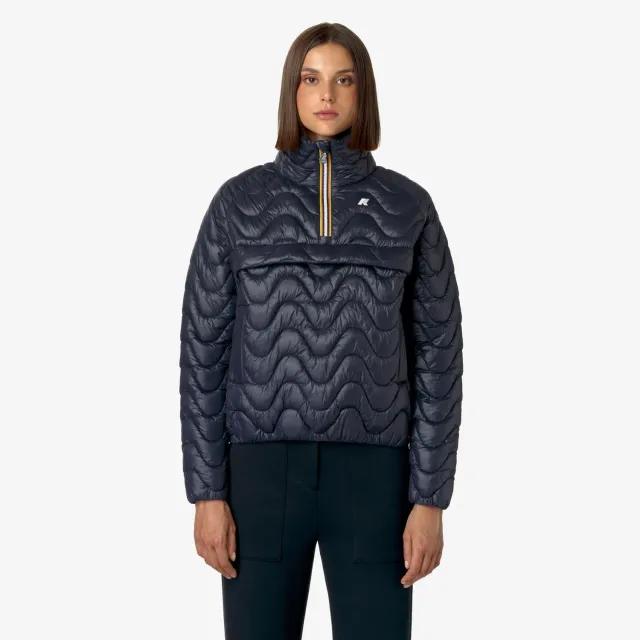 K-Way Sojenne Quilted Warm palton dama albastru Thermore