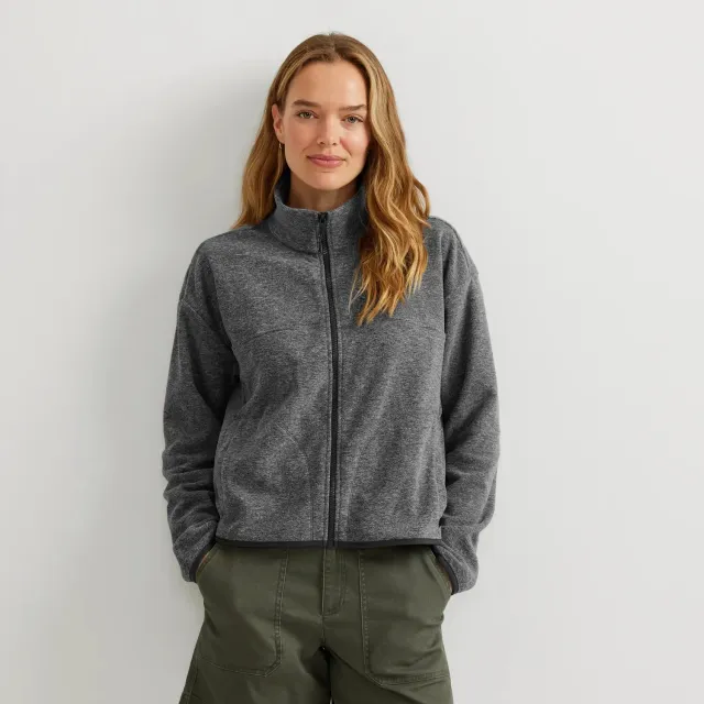 Eddie Bauer Quest 2.0 geacă fleece full-zip Vintage Rose moale