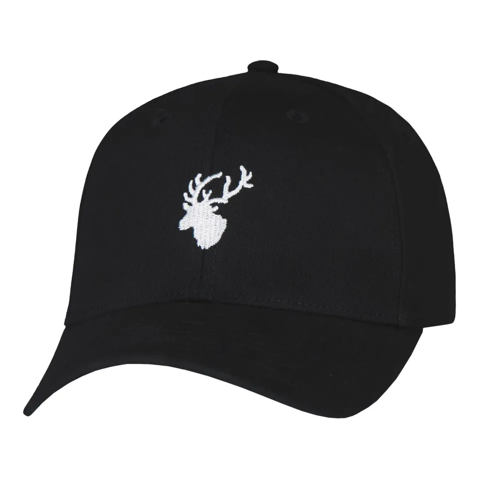 Sasta Small Deer sapca neagra bumbac reglabila