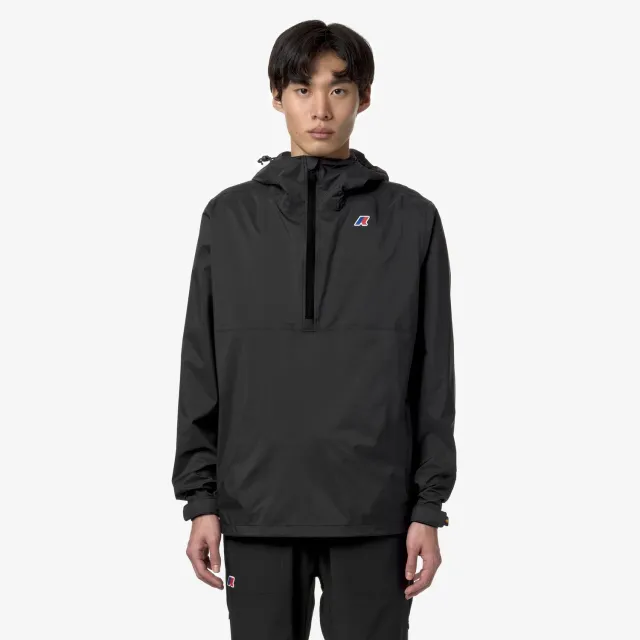 K-Way Cleonte Travel geaca unisex Black Pure pliabila cu gluga