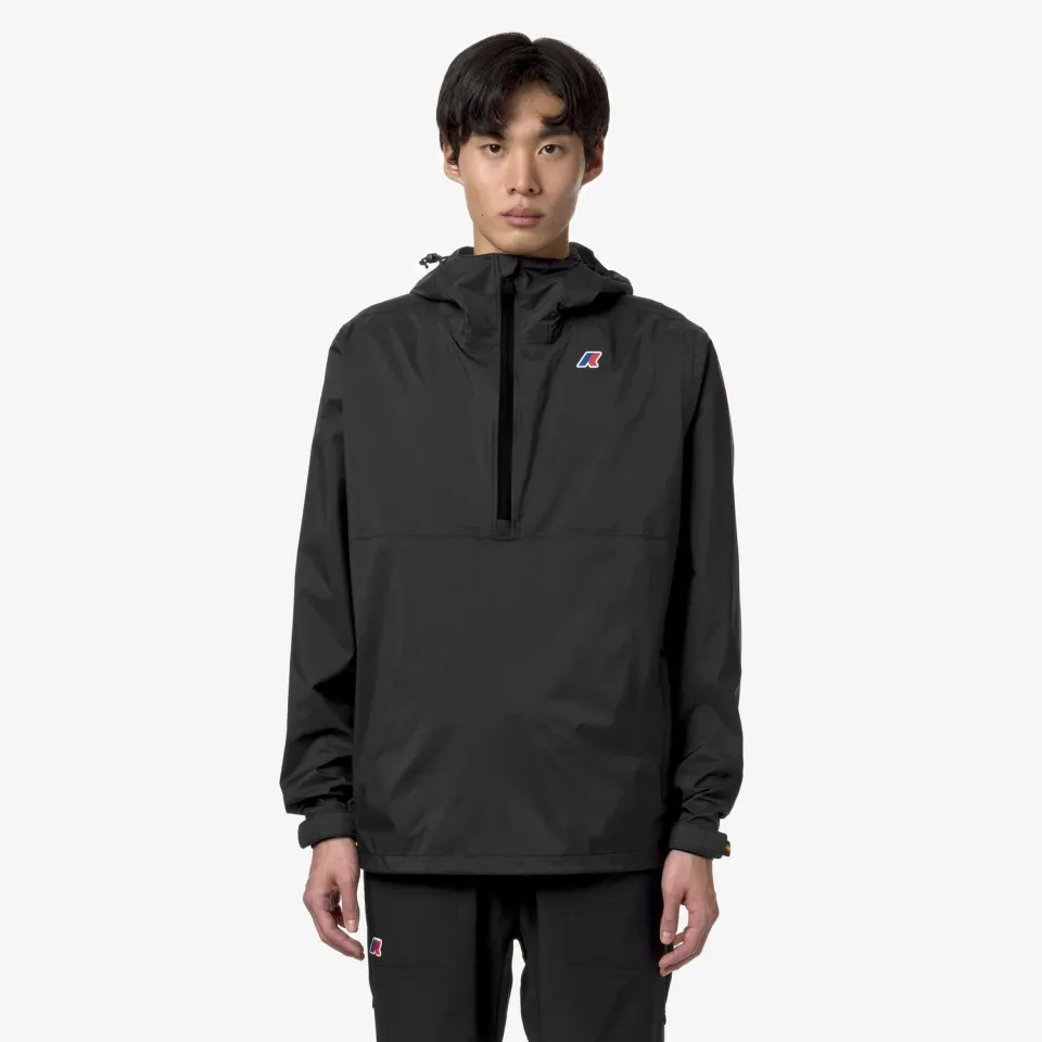 K-Way Cleonte Travel geaca unisex Black Pure pliabila cu gluga