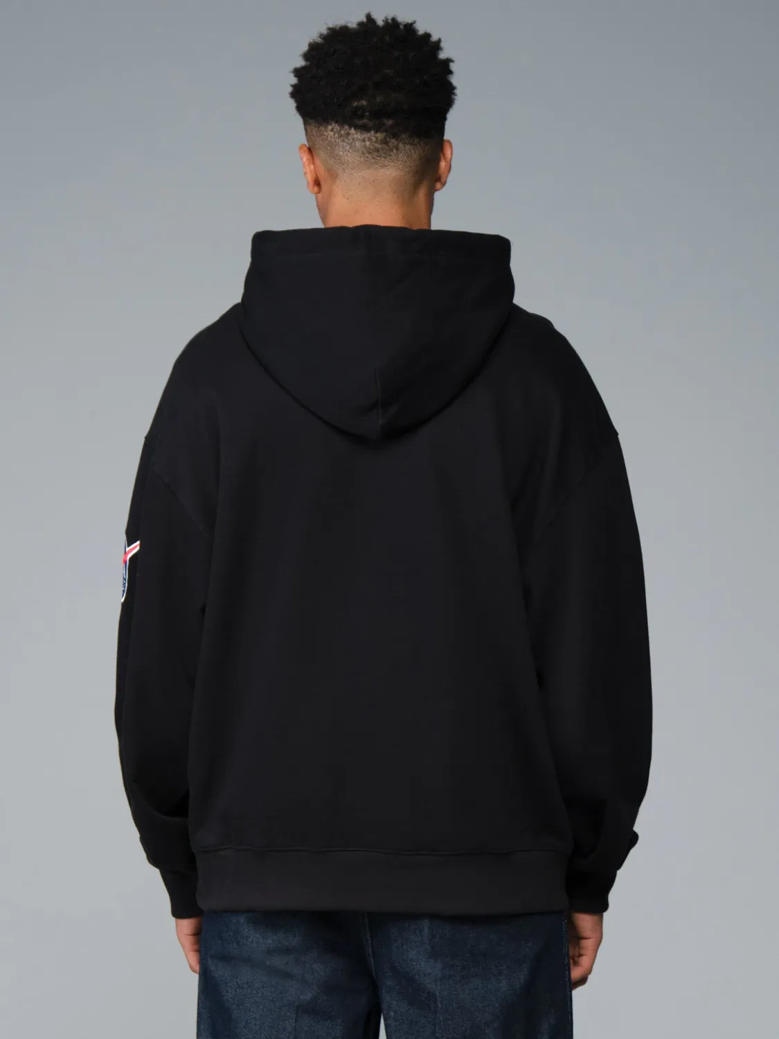Alpha Industries NASA Galaxy Essential hanorac negru bumbac
