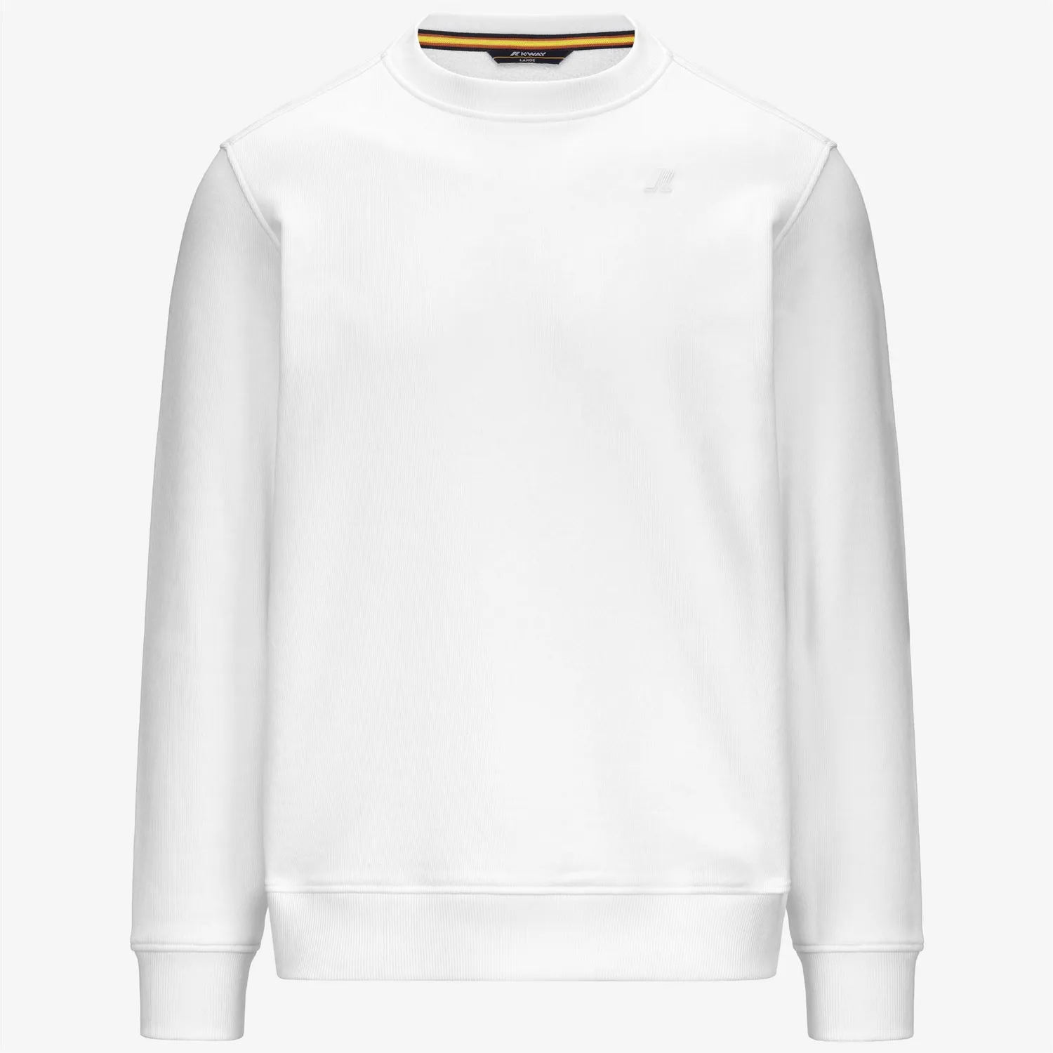 K-Way Baptiste French Terry bluza barbati alba bumbac
