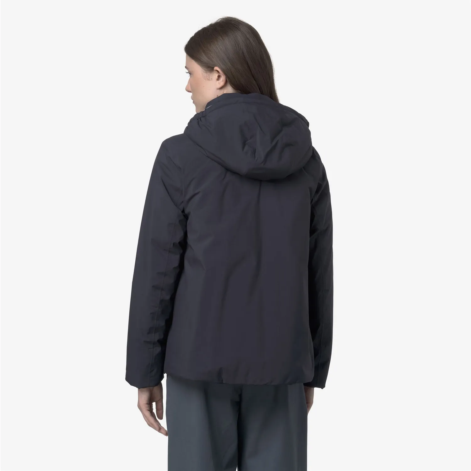 K-Way Marlette Soft Touch geaca dama albastra calduroasa
