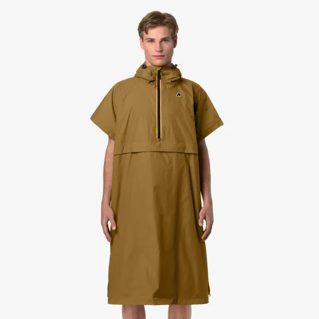 K-Way Hendaye poncho Brown Bistre impermeabil L