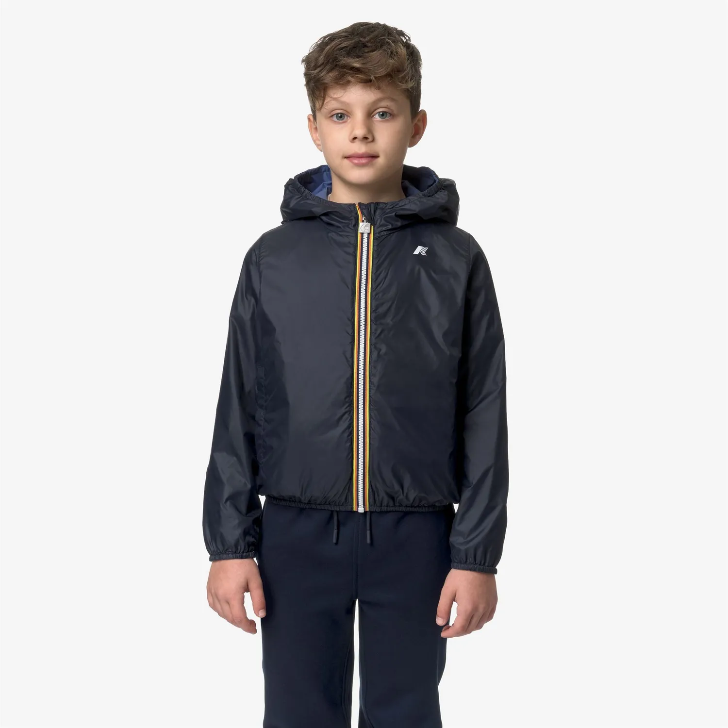 K-Way Jake Plus.2 geaca baieti albastru reversibila