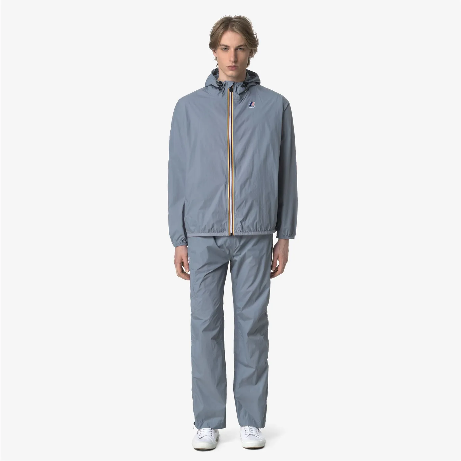 K-Way Le Vrai Ethan pantaloni gri impermeabili