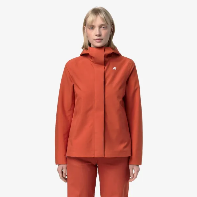 K-Way Madalina K3137GW palton damă portocaliu impermeabil