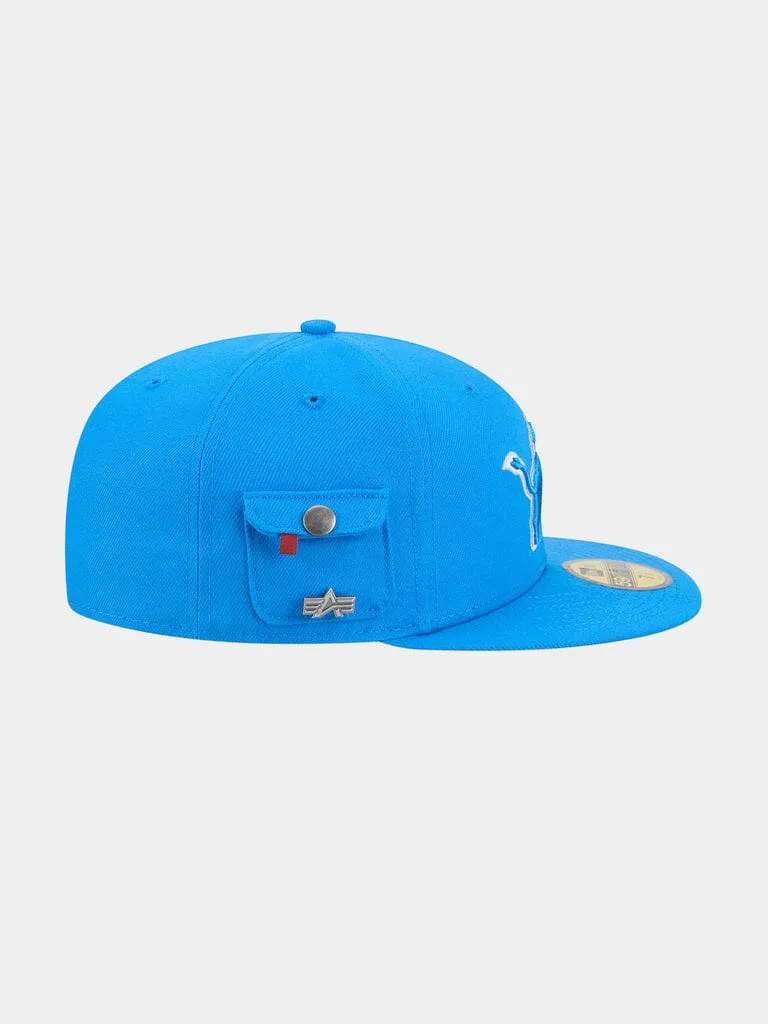 Alpha Industries Detroit Lions 59Fifty sapca fitted albastru