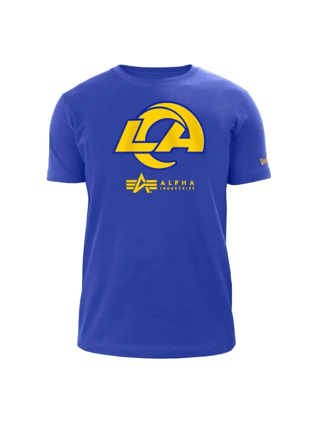 Alpha Industries Rams tricou albastru bumbac 160g