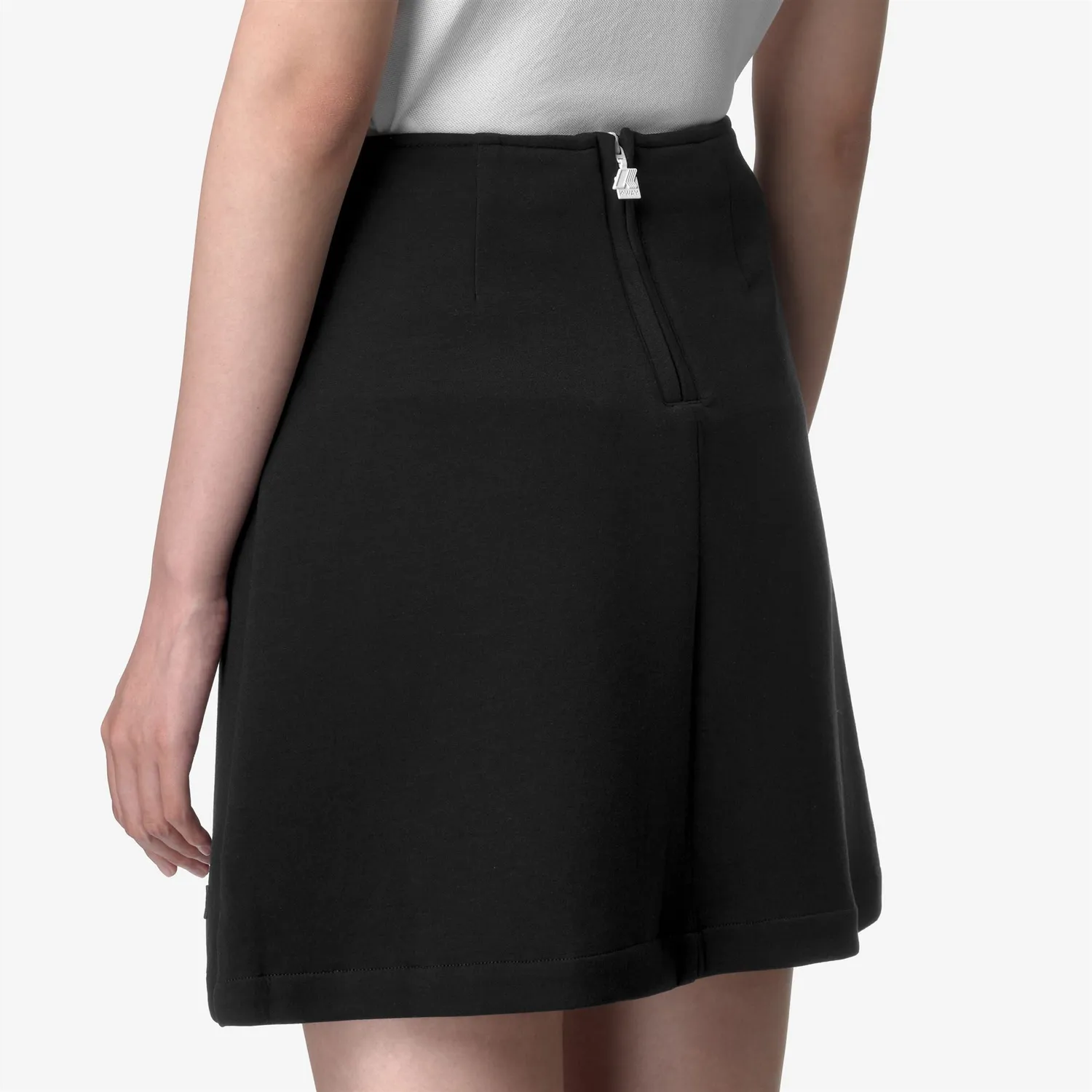 K-Way Vitty Light Spacer fusta scurta Black Pure elastica