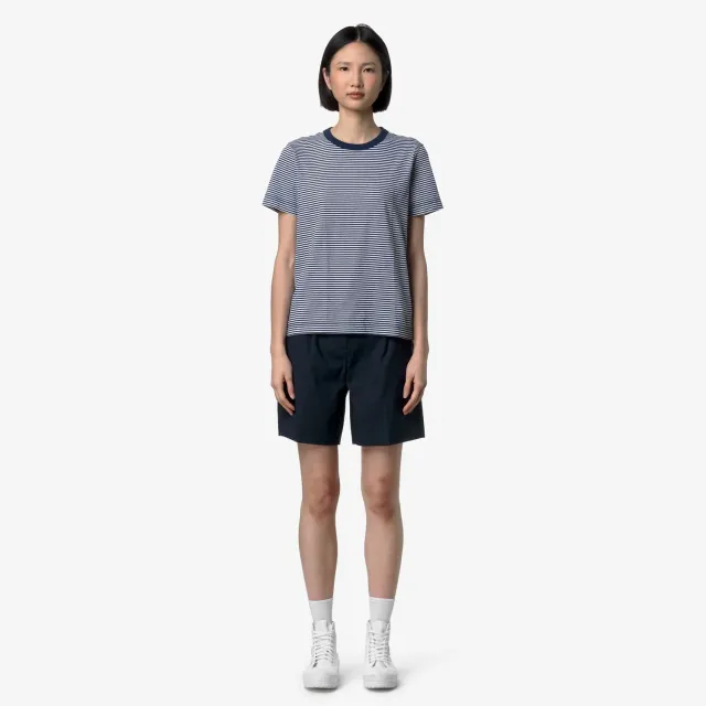 K-Way Elodie K6127RW tricou dama dungi bumbac
