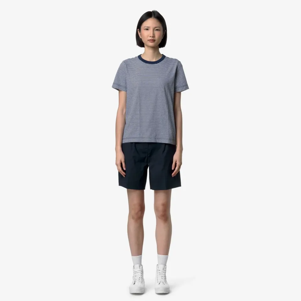 K-Way Elodie K6127RW tricou dama dungi bumbac