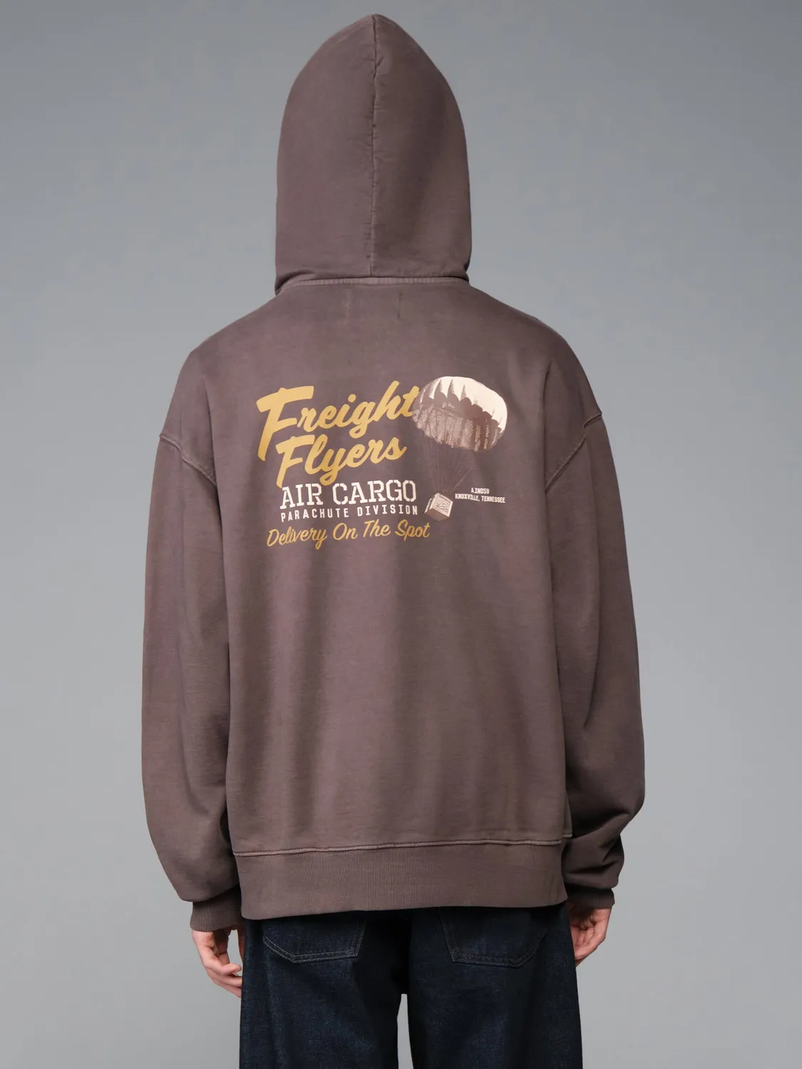 Alpha Industries Essential Freight hanorac maro Hickory bumbac