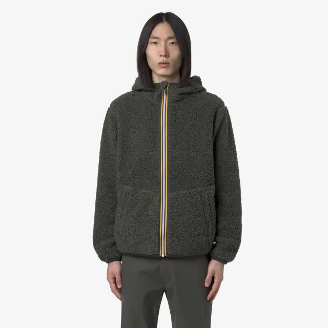 K-Way Jack Sherpa Polar Double geacă fleece verde