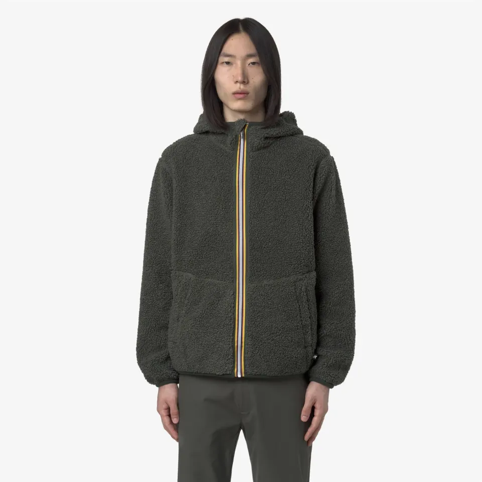K-Way Jack Sherpa Polar Double geacă fleece verde