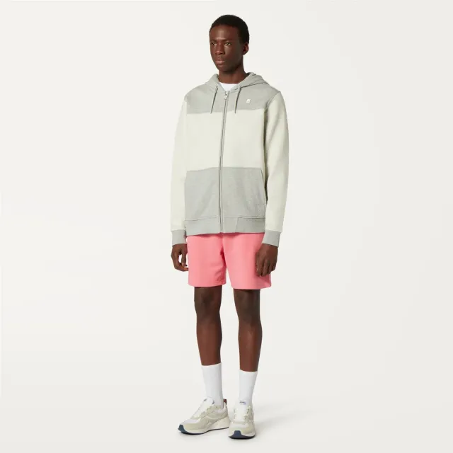 K-Way Le Vrai Dorian Poly Cotton pantaloni scurti roz bumbac