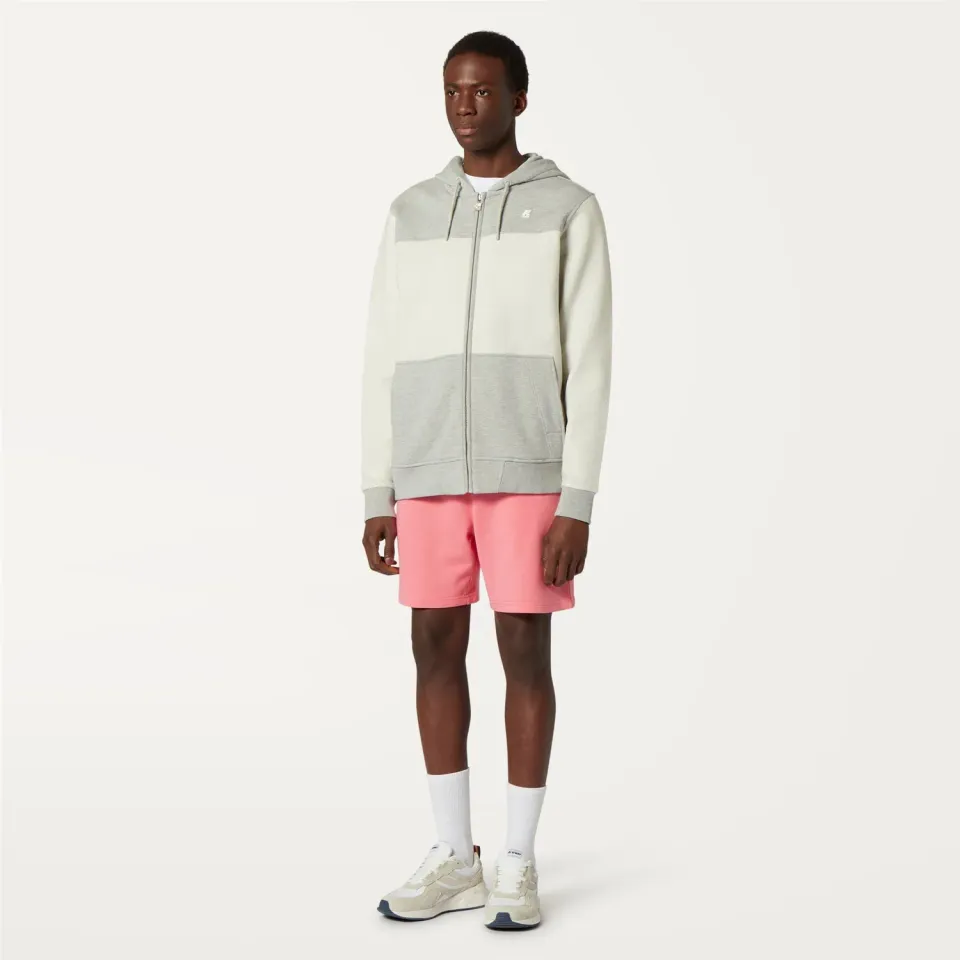 K-Way Le Vrai Dorian Poly Cotton pantaloni scurti roz bumbac