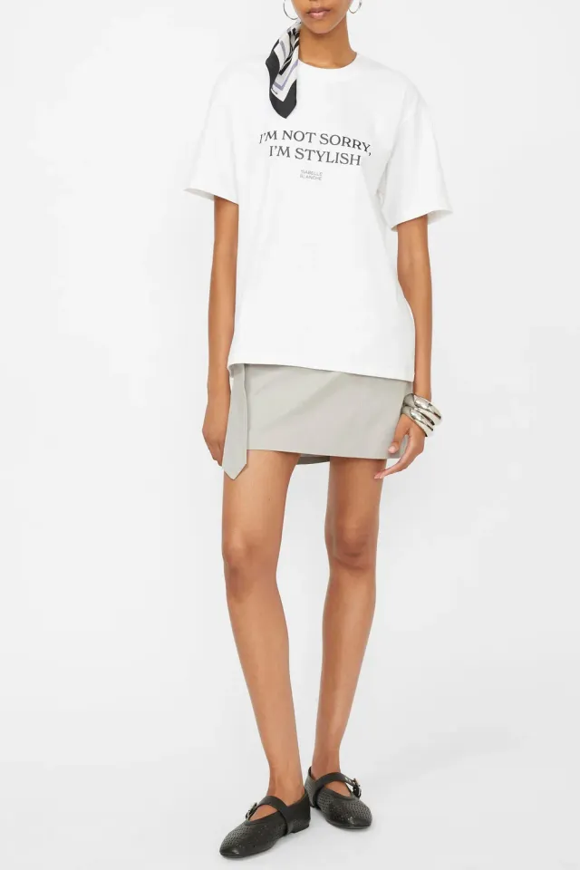 Isabelle Blanche tricou bumbac print stylish
