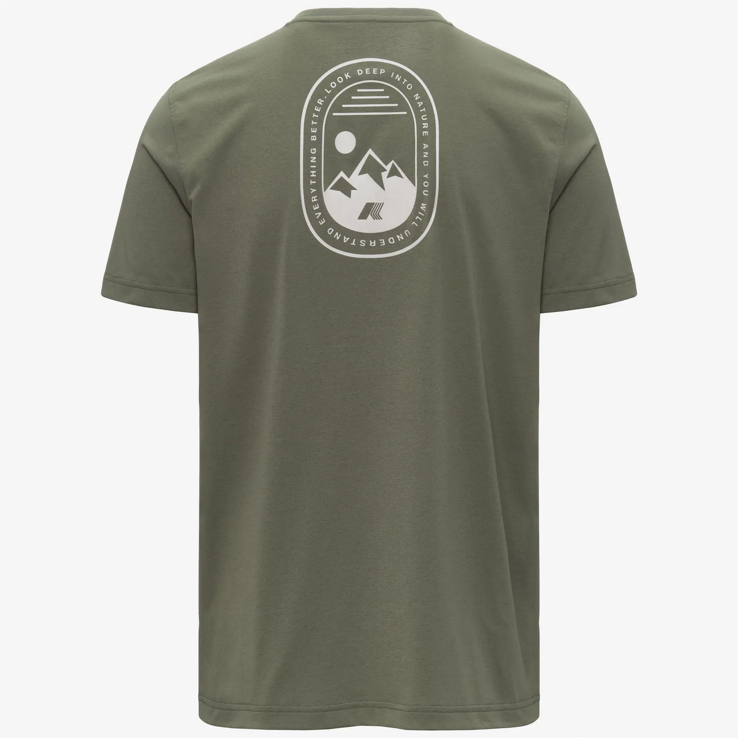 K-Way Graphel K7134IW tricou verde cu uscare rapida