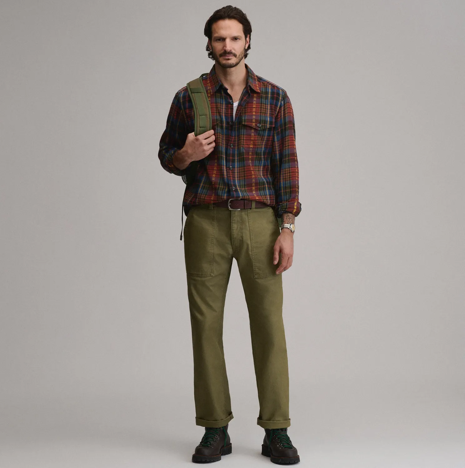 Eddie Bauer Cabin camasa flanel Sea Glass calduroasa