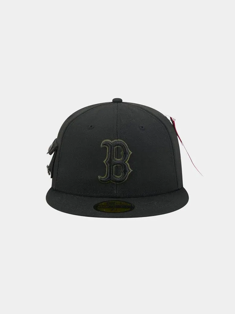 Alpha Industries Boston Red Sox 59Fifty sapca fitted neagra