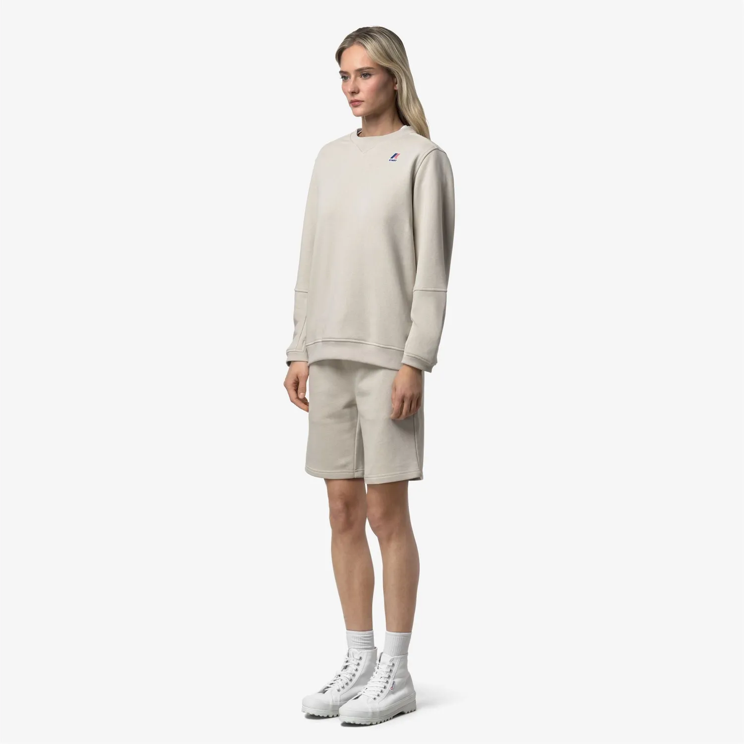 K-Way Nael hanorac bej deschis bumbac-polyester