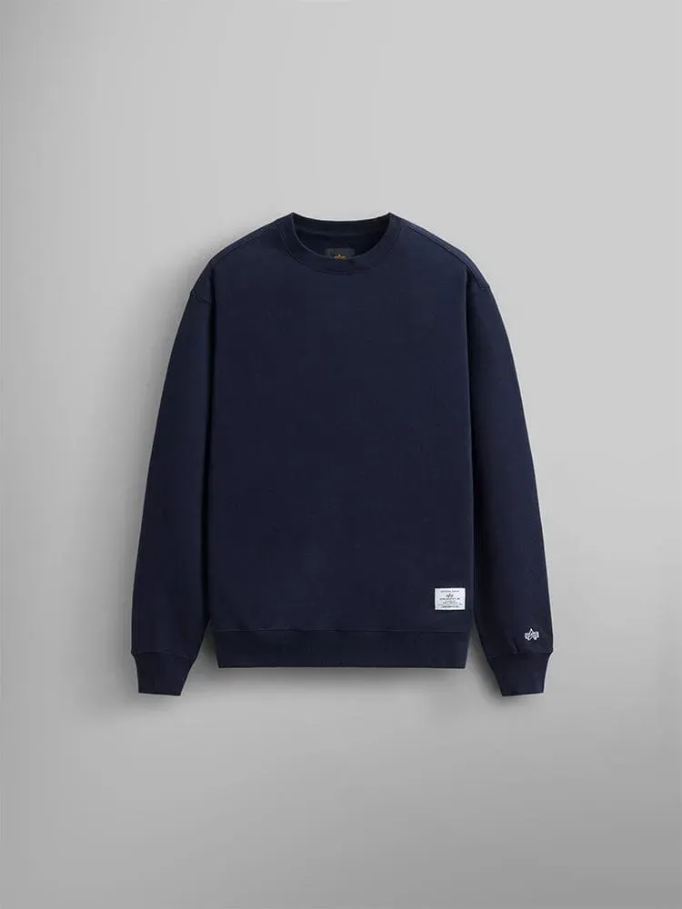Alpha Industries Essential bluza crewneck albastru replica