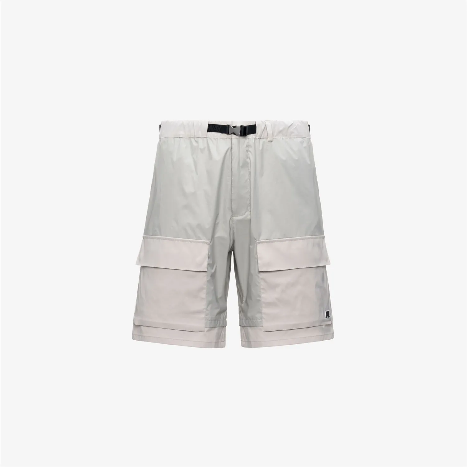 K-Way Breger shorts barbati bej cargo cu carabina
