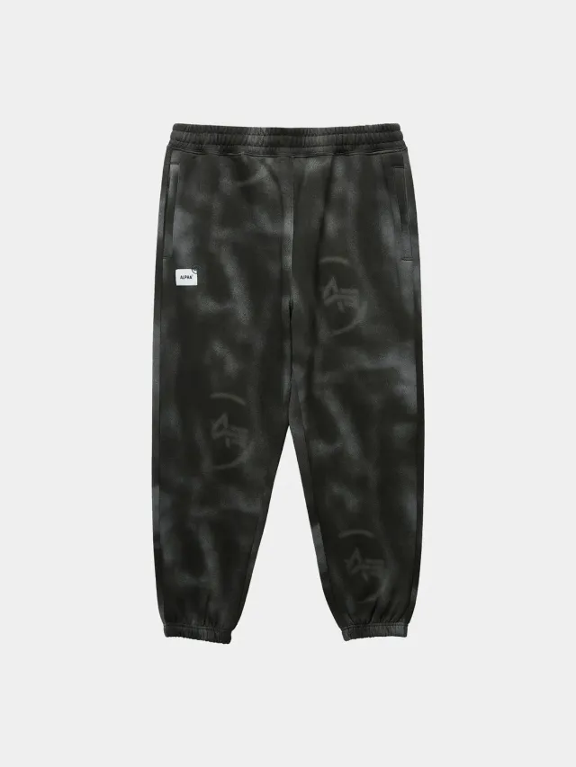 Alpha Industries UNFRM Washed pantaloni trening gri bumbac