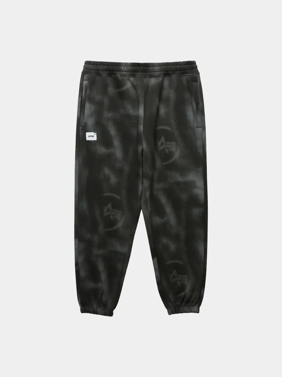 Alpha Industries UNFRM Washed pantaloni trening gri bumbac