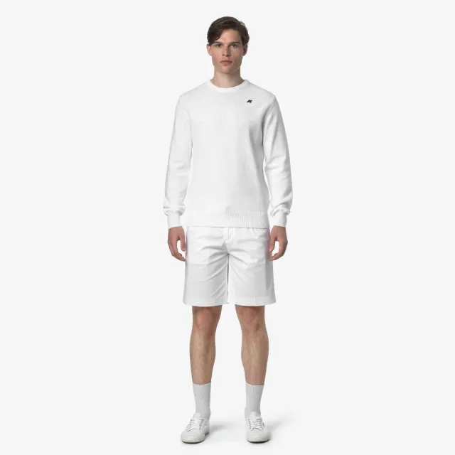 K-Way Severe Twill Tech Golf K5122UW shorts barbati albi stretch