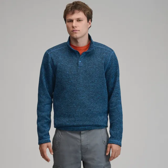 Eddie Bauer Radiator Fleece 2.0 Snap Mock hanorac bărbați albastru