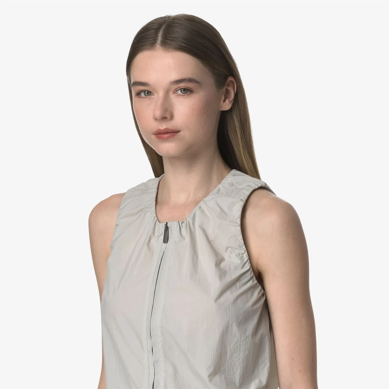 K-Way Alize top dama bej K2135EW fara maneci cu UV