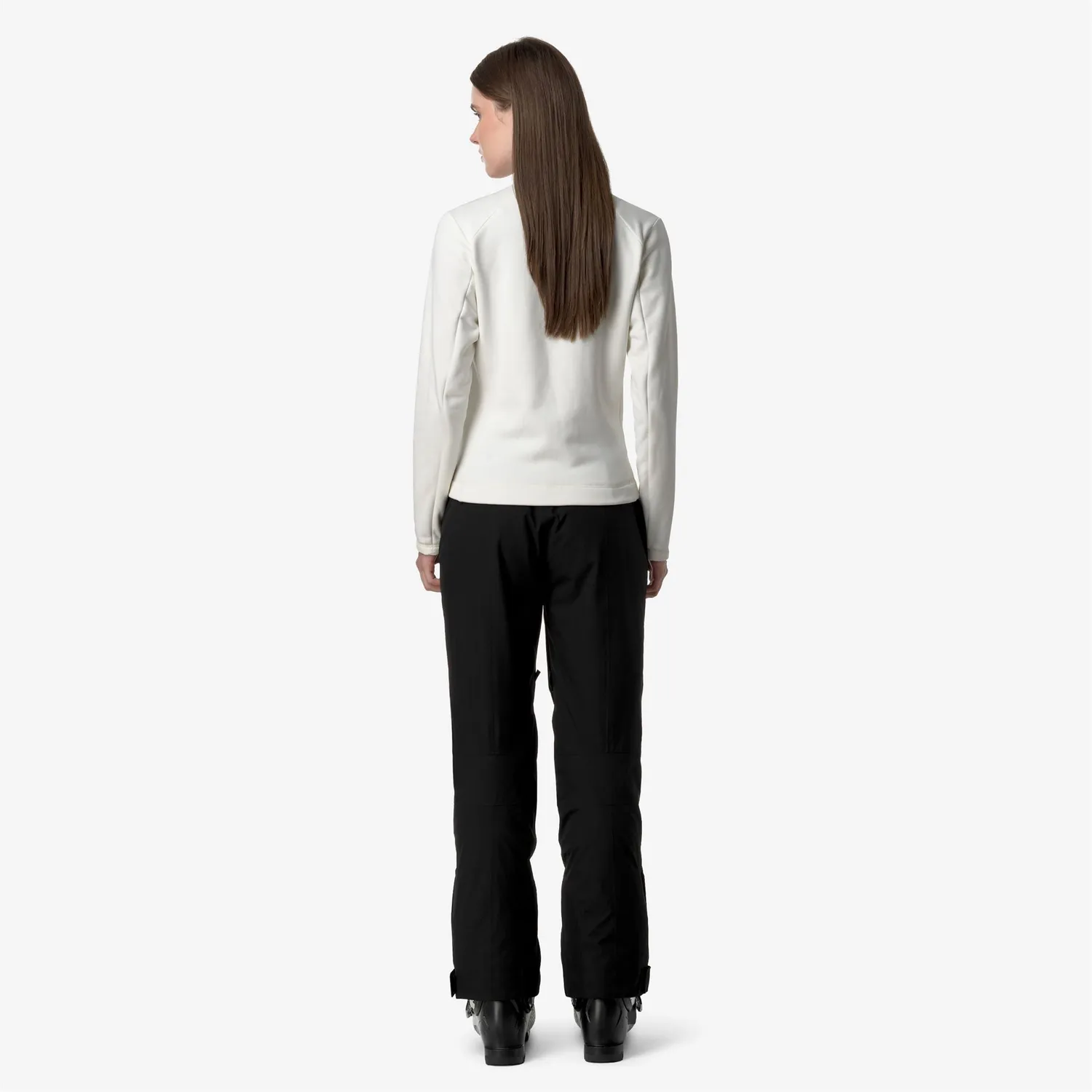 K-Way Bonneval Microtwill 2L pantaloni schi dama negri
