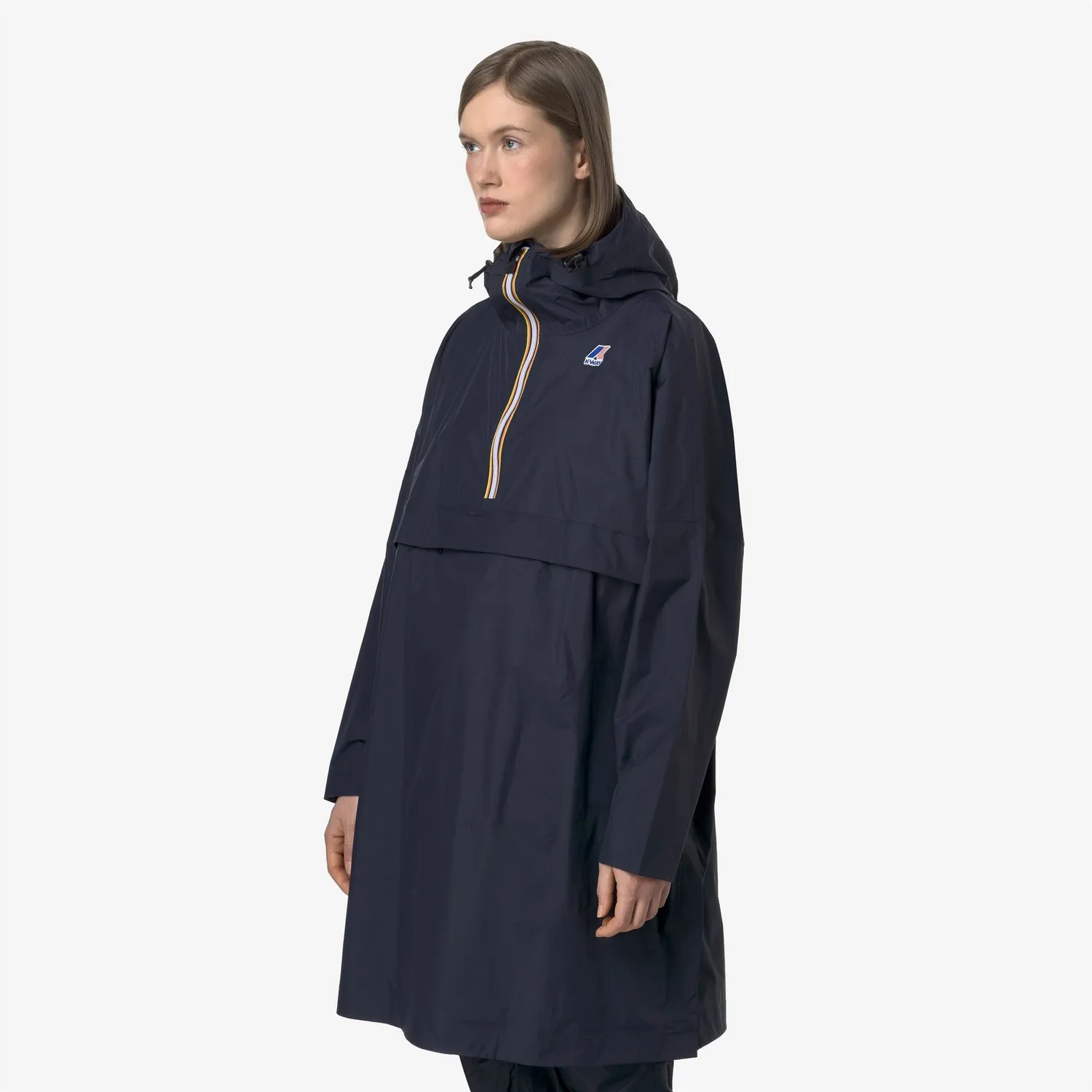 K-Way Le Vrai 4.0 Fortune poncho albastru impermeabil