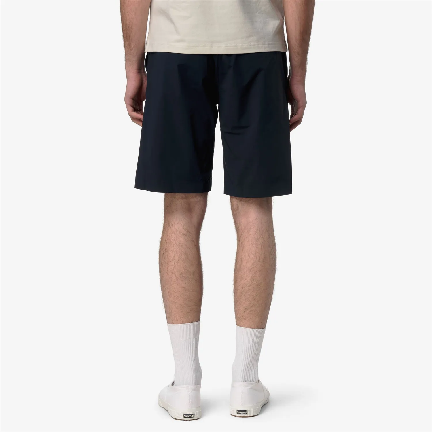 K-Way Ilton pantaloni scurți bărbați albaștri stretch