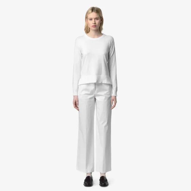 K-Way Tya Twill Tech pantaloni chino dama albi stretch