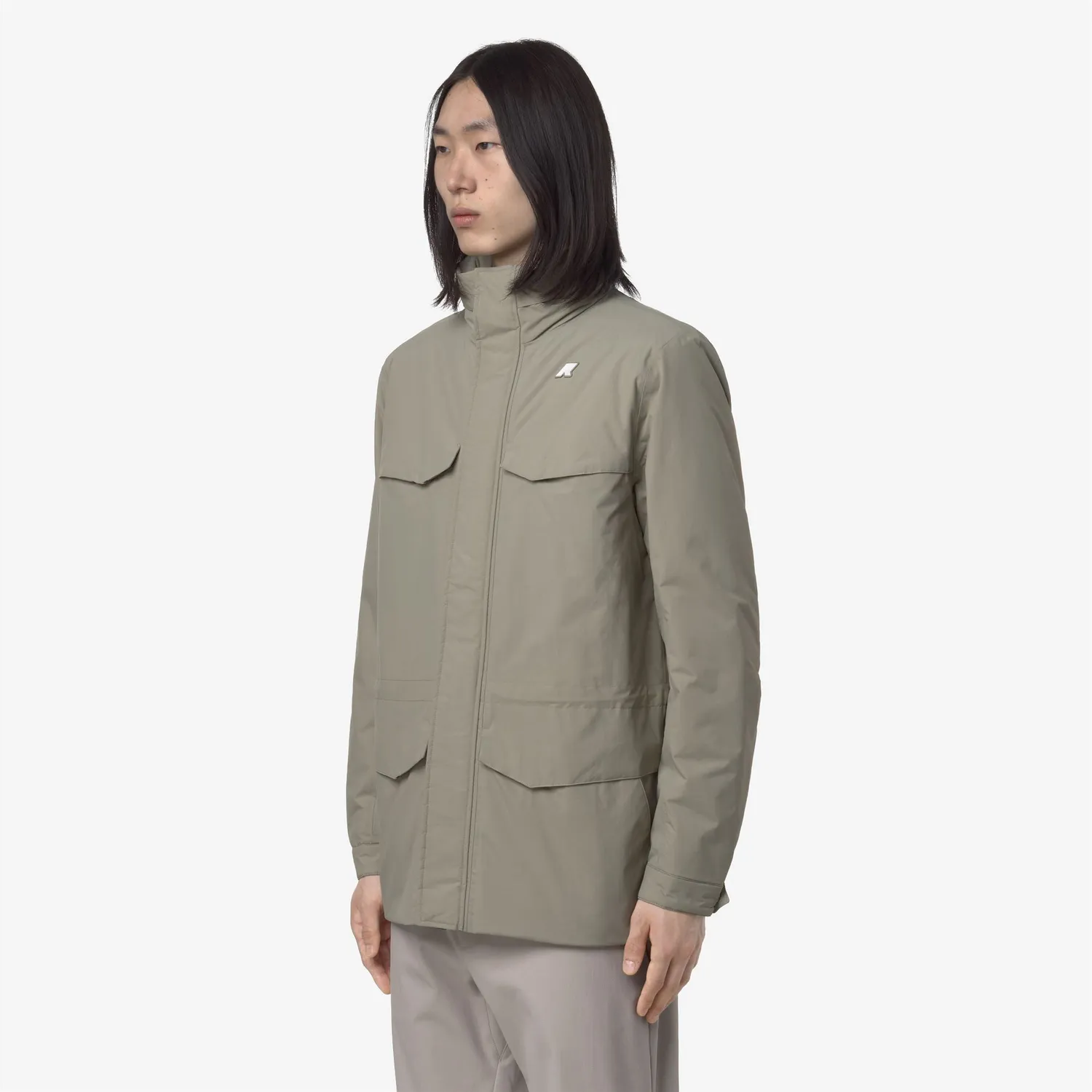 K-Way Warm Ottoman Manuel palton barbati verde