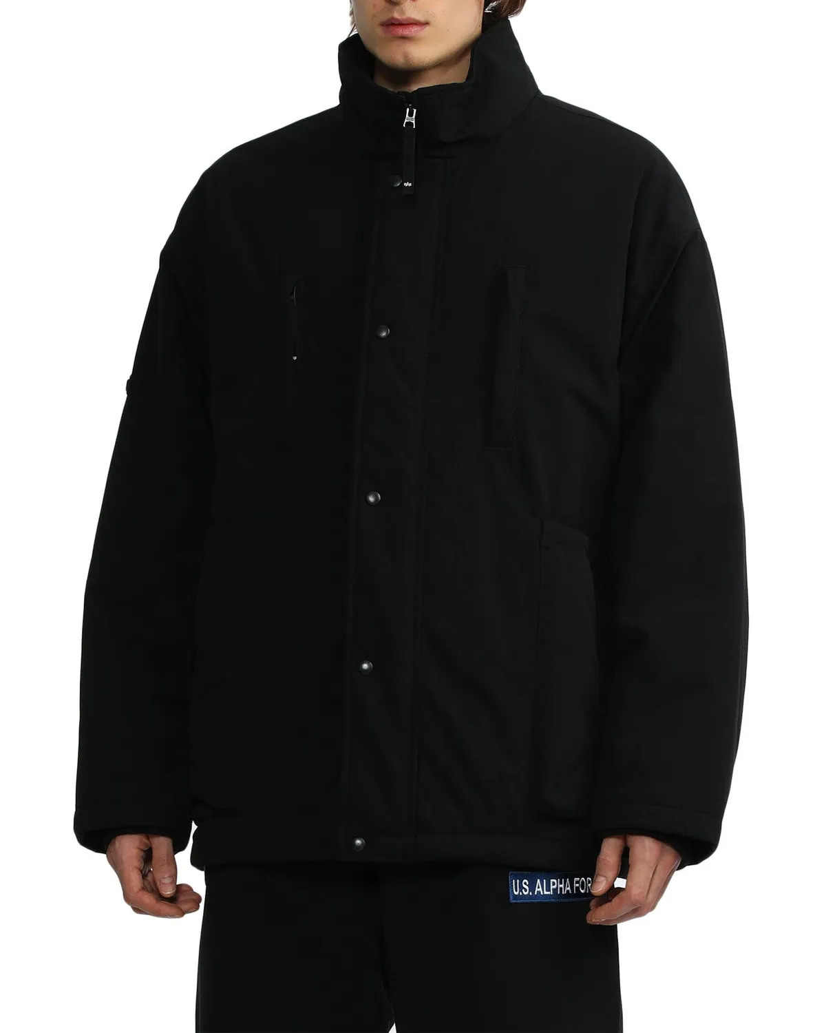 Alpha Industries UNFRM Takibi geaca neagra ripstop usoara