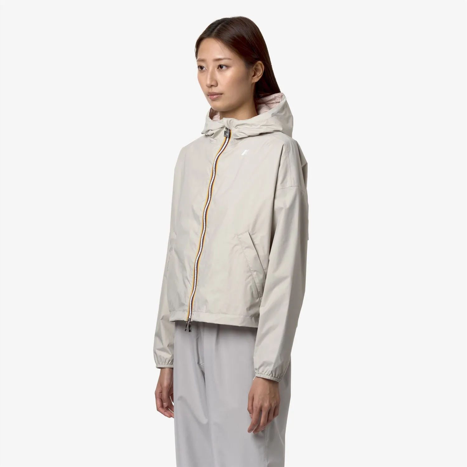 K-Way Laurette Plus.2 Double geacă damă bej reversibilă
