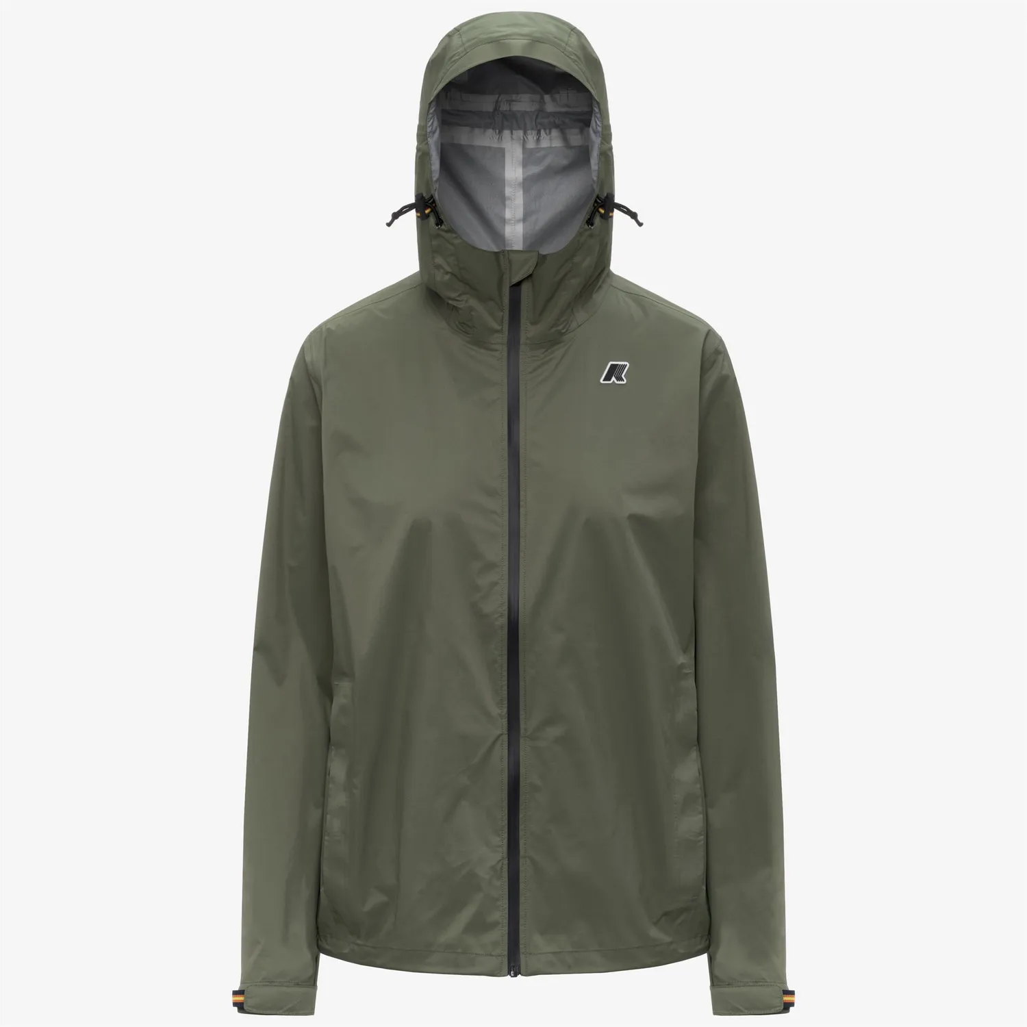 K-Way Charmain Travel palton unisex verde impermeabil