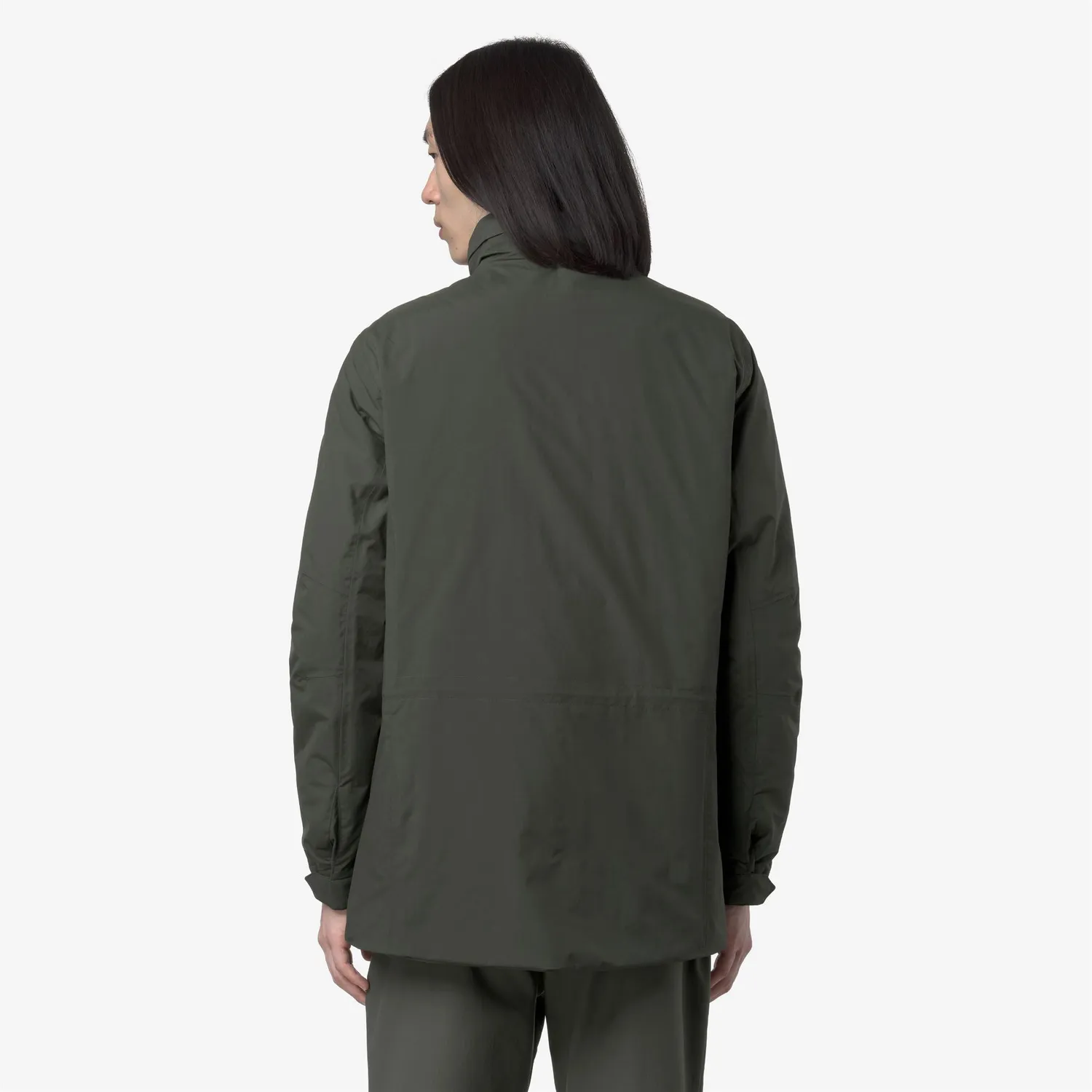 K-Way Manuel Warm Ottoman geaca barbati Green Blackish medie
