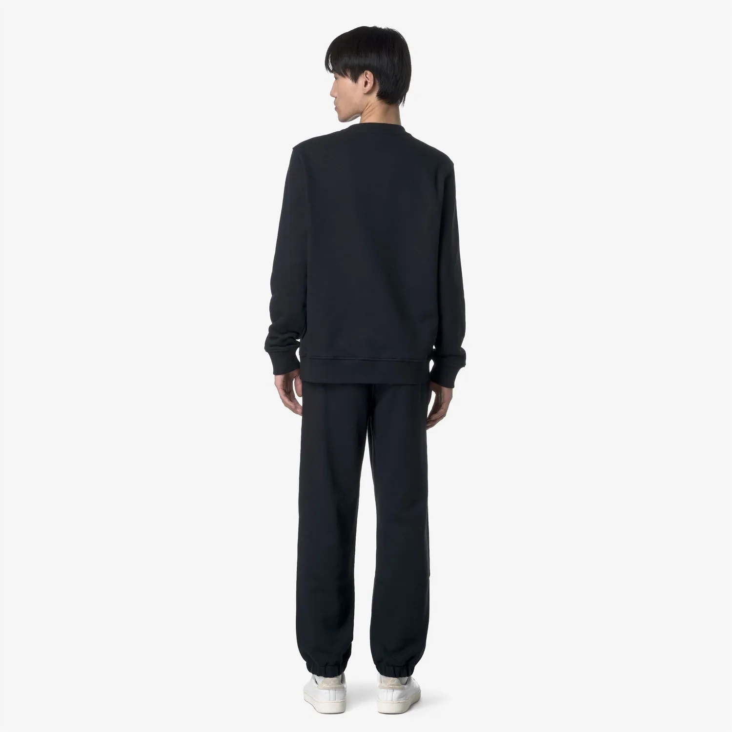 K-Way Mickyel pantaloni sport albaștri Blue Depth bumbac