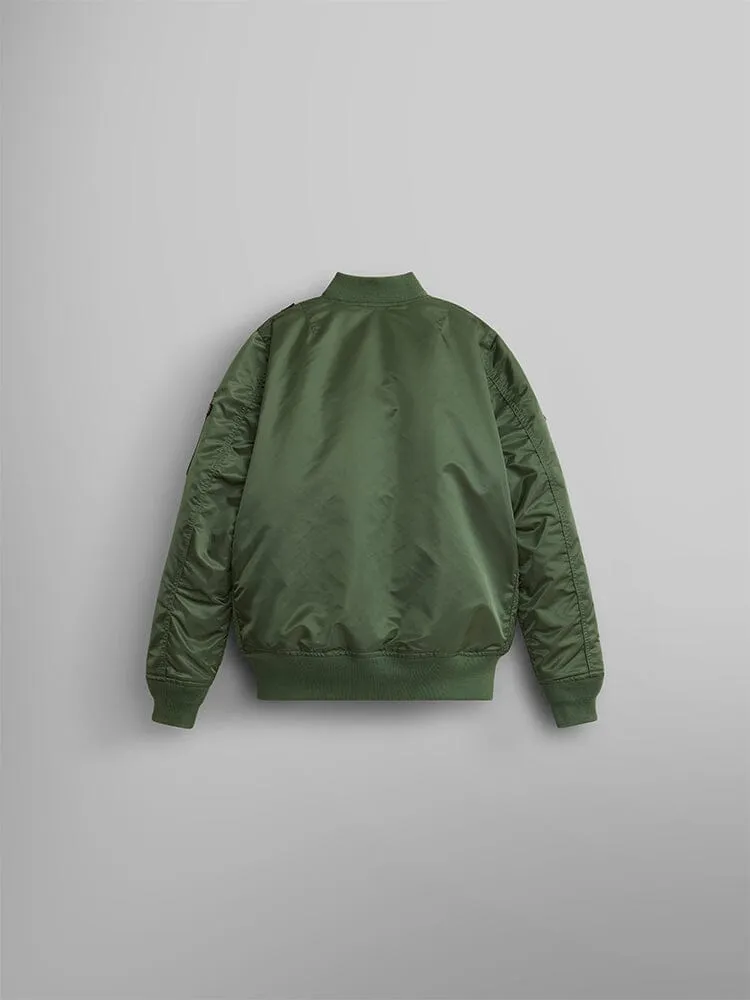 Alpha Industries Youth MA-1 geacă bomber Sage Green reversibilă