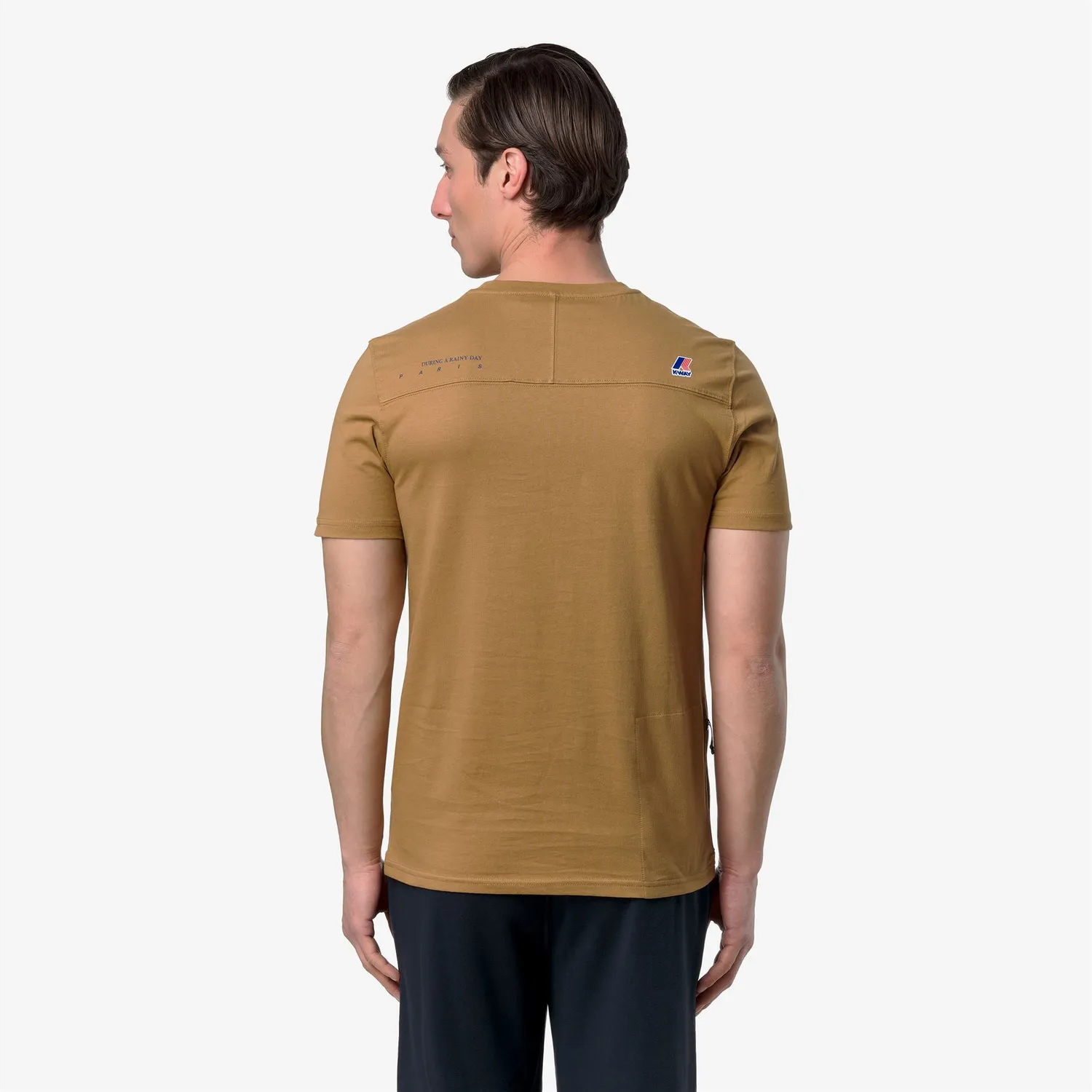 K-Way Leonide 1965 Print tricou unisex maro bumbac