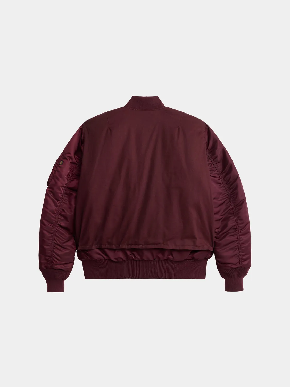 Alpha Industries MA-1 Mixed Cotton geaca bomber rosu cedar calduroasa