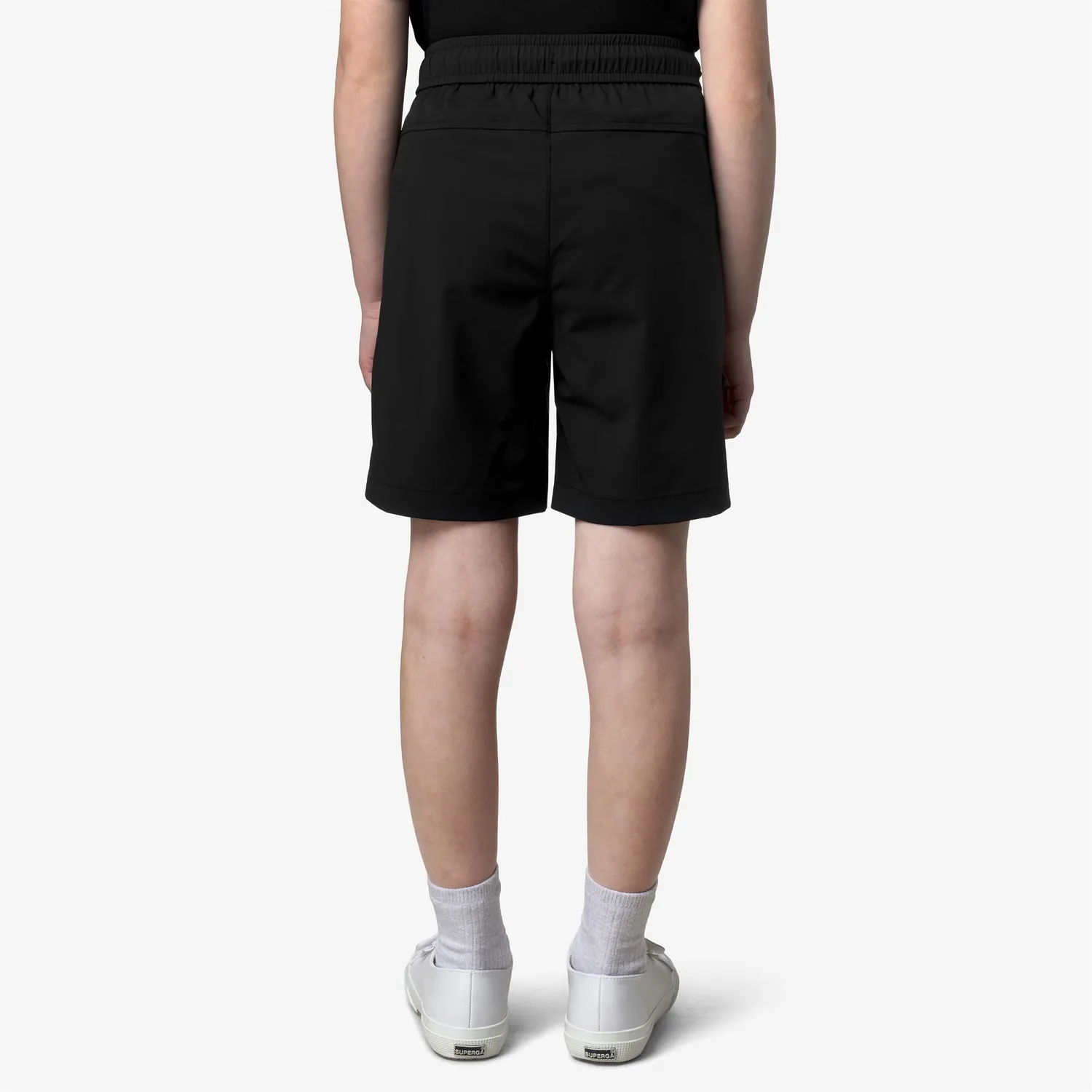 K-Way Nesilier Travel pantaloni scurti copii negru impermeabili