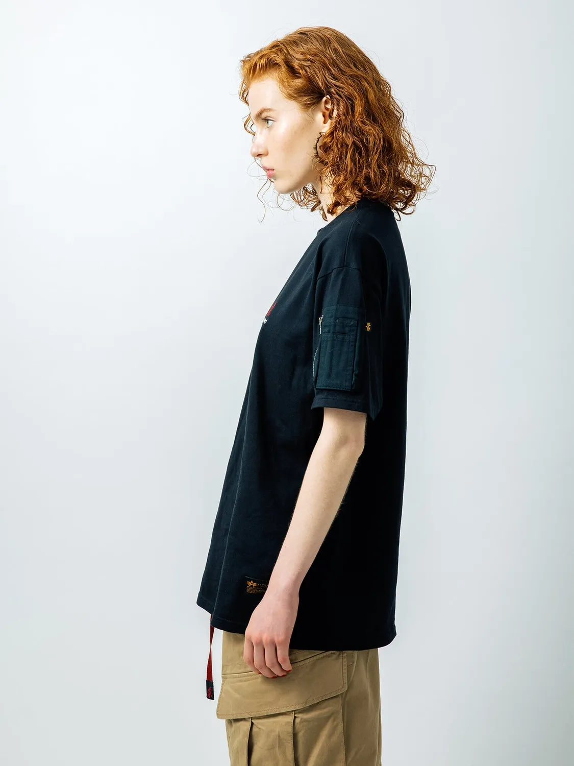 Alpha Industries Gramicci Cigar tricou negru bumbac